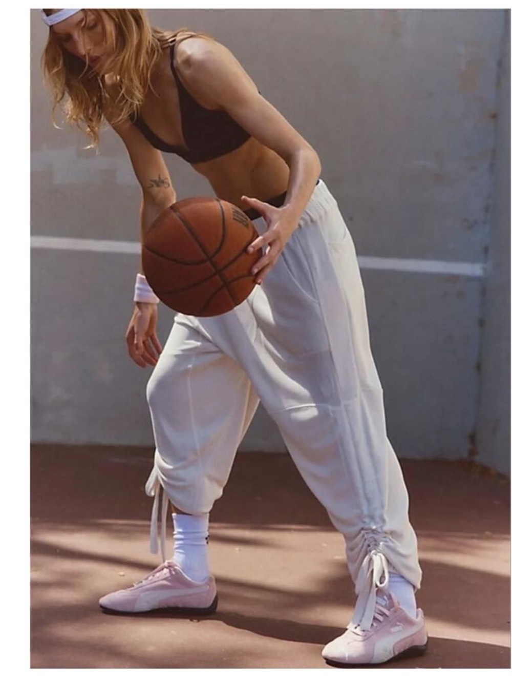Free People Movement Pirouette Pants ivory M NWT